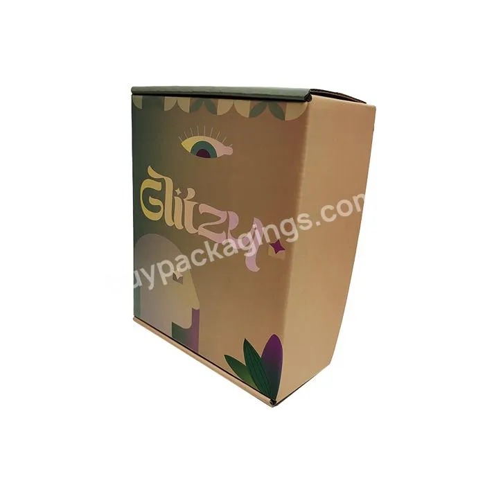 eco friendly cap quality kraft mailer shipping boxes kraft paper 12x9x6 shipping box