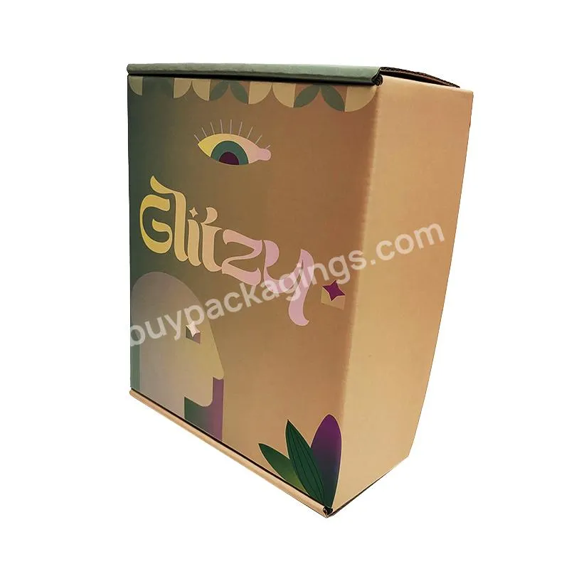 eco friendly cap quality mailers box 6x6x2 with tear strip corrugated box extra large