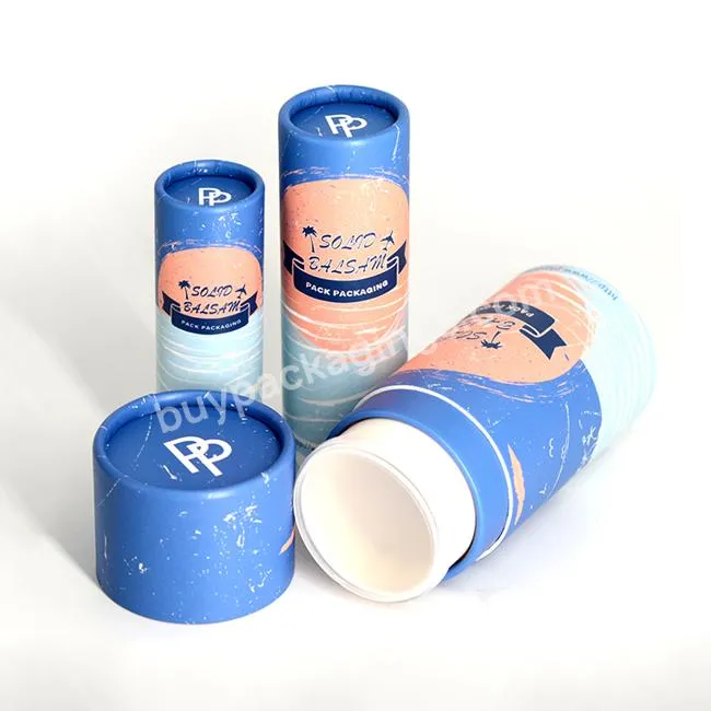 Eco-friendly Cardboard Cylinder Box Twist Up Paper Tube for Deodorant Packaging