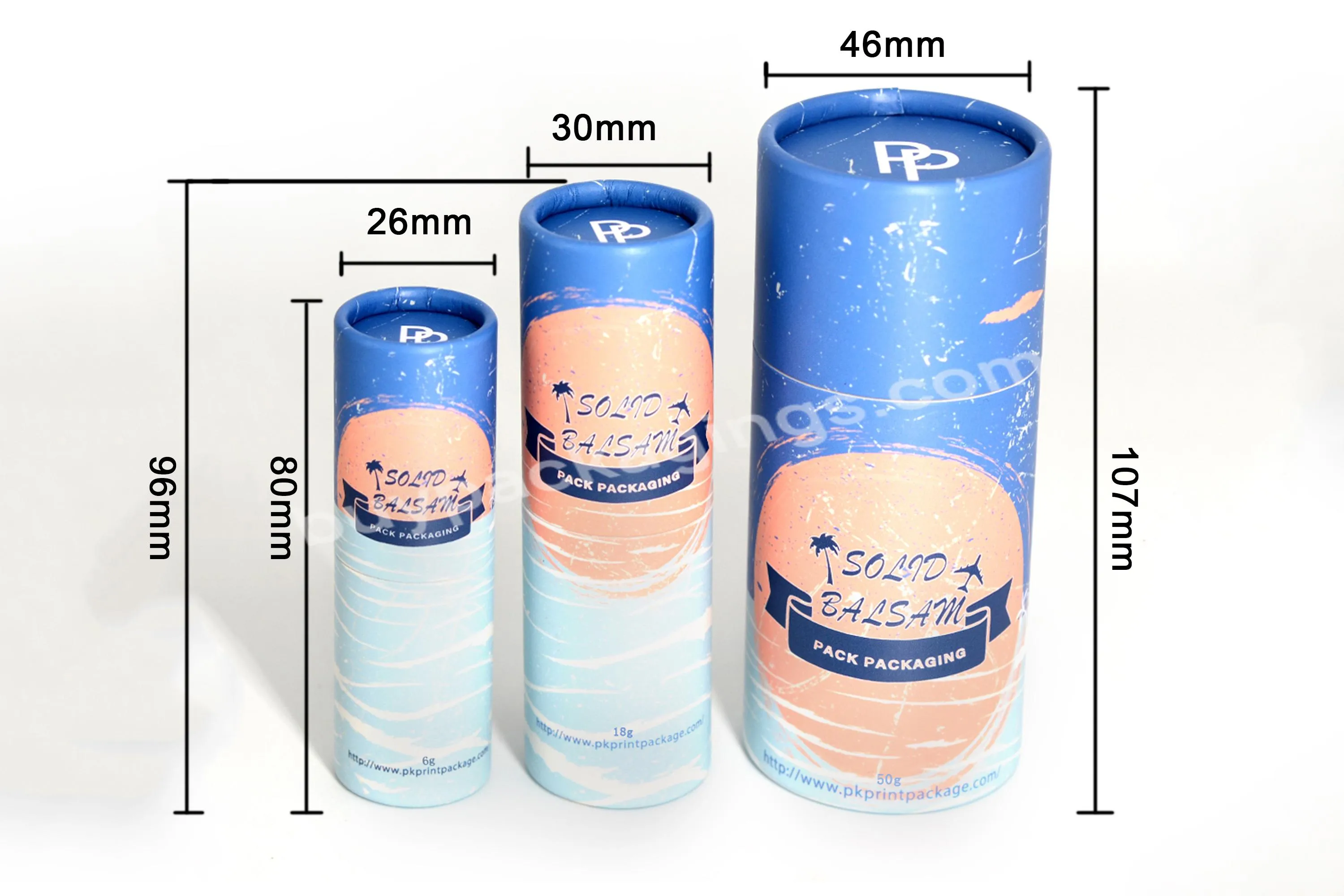 Eco-friendly Cardboard Cylinder Box Twist Up Paper Tube for Deodorant Packaging