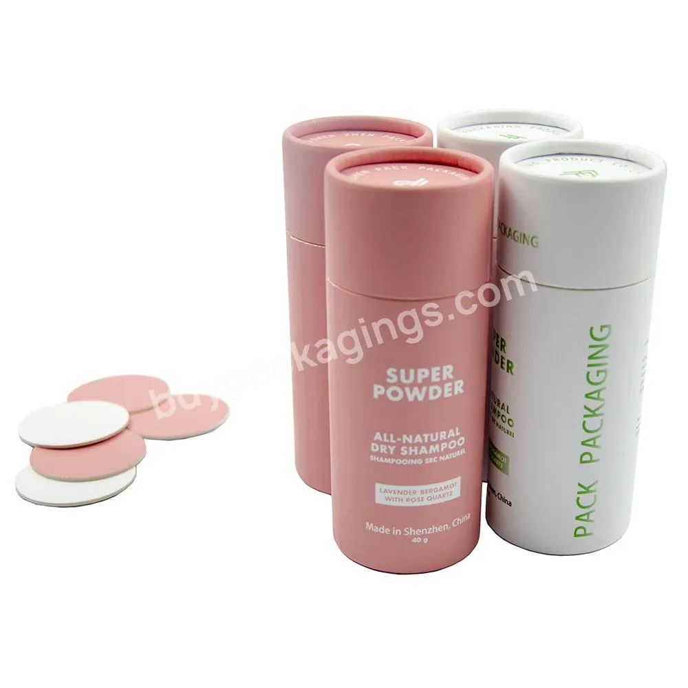 Eco Friendly Cardboard Round Canister Kraft Paper Spice Salt Shaker Tube With Rolled Sifter for Loose Powder Packaging