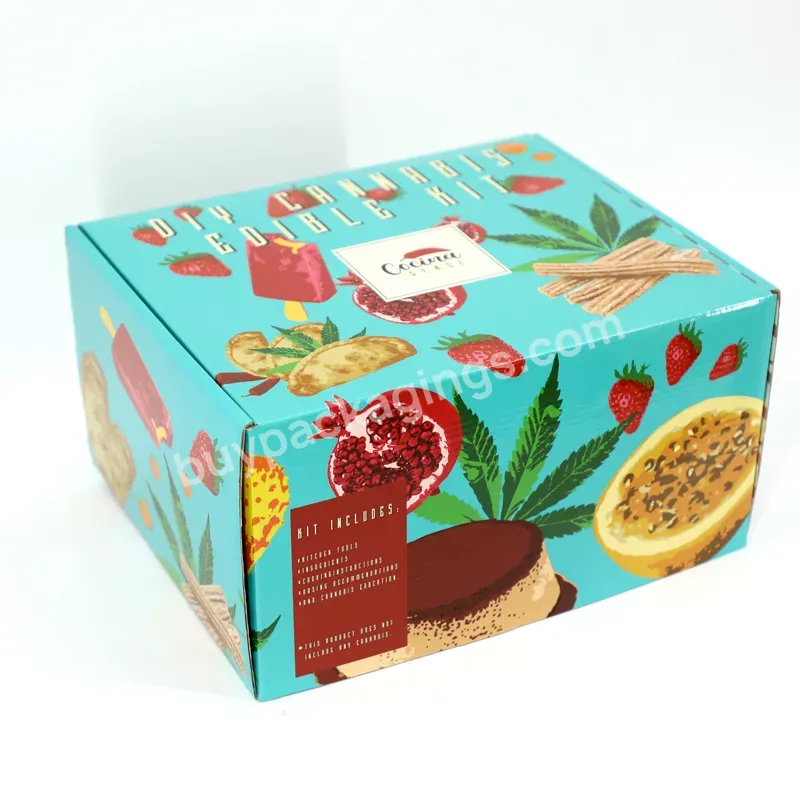 Eco-friendly Color Garment Packaging Corrugated Boxes Cardboard Craft Paper Local Shipping Mail Box