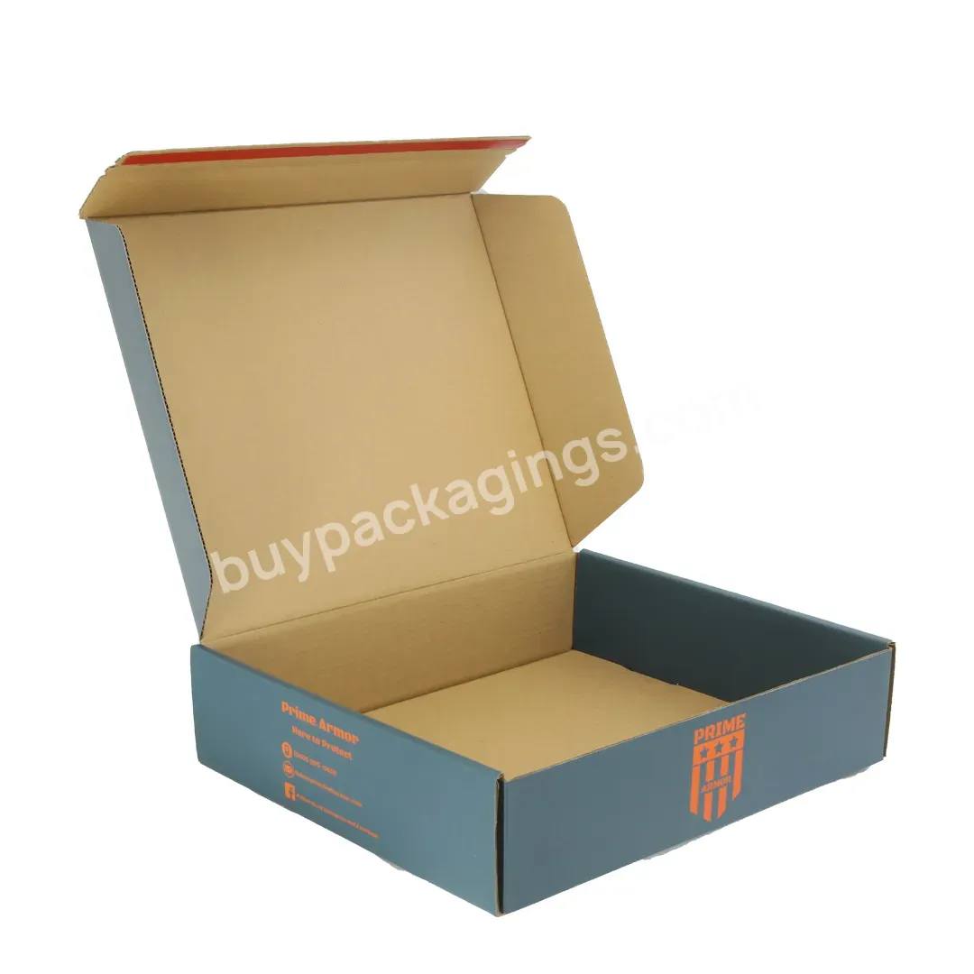 Eco-friendly Corrugated Brown Kraft Mailer Boxes With Logo