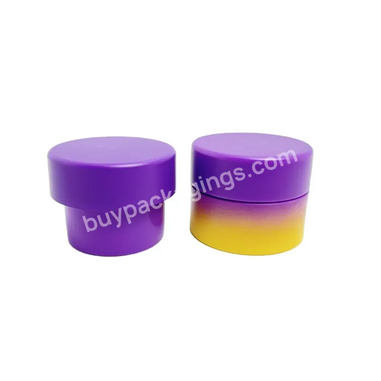 Eco Friendly Cosmetic Biodegradable 30g Body Face Serum Lip Scrub Empty Face Cream Thick Wall Refillable Jars