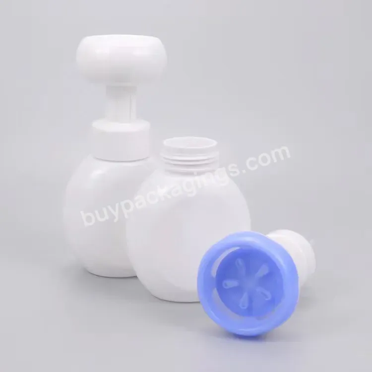 Eco-friendly Cosmetic Pet Hand Wash Liquid Soap Flower Pump Personal Care Foam Pump Bottle