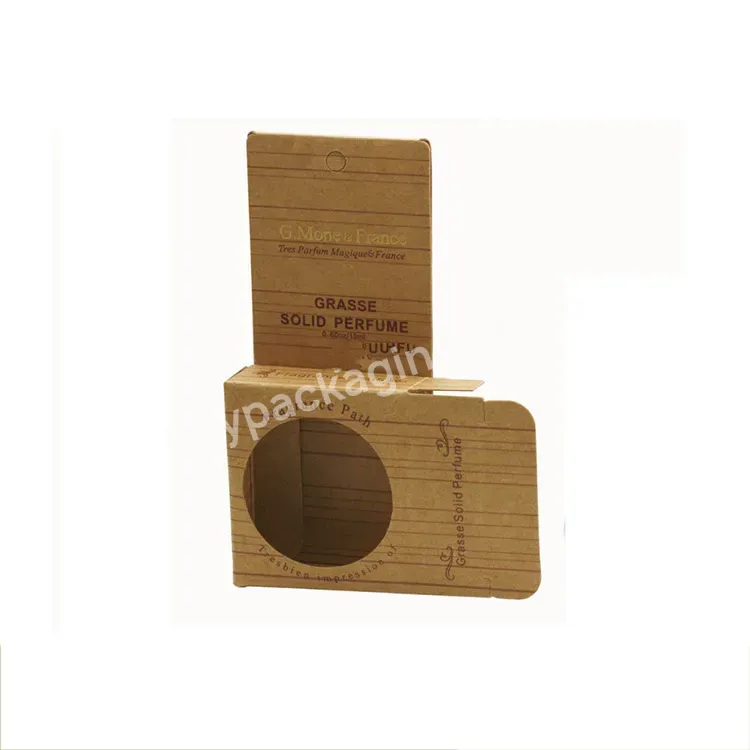 Eco-friendly Custom Brown Kraft Paper Printing Perfume Box,Folding Kraft Packing Box,Paper Perfume Box