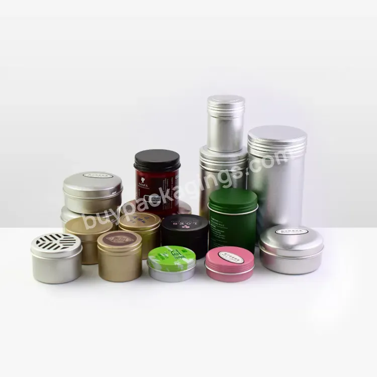 Eco-friendly Custom Logo Aluminum Candle Jar