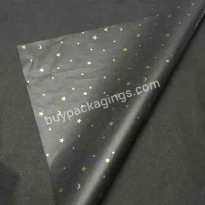 Eco Friendly Custom Logo Printed Warp Gift Paper Printed Wrapping Tissue Paper For Clothing Packing