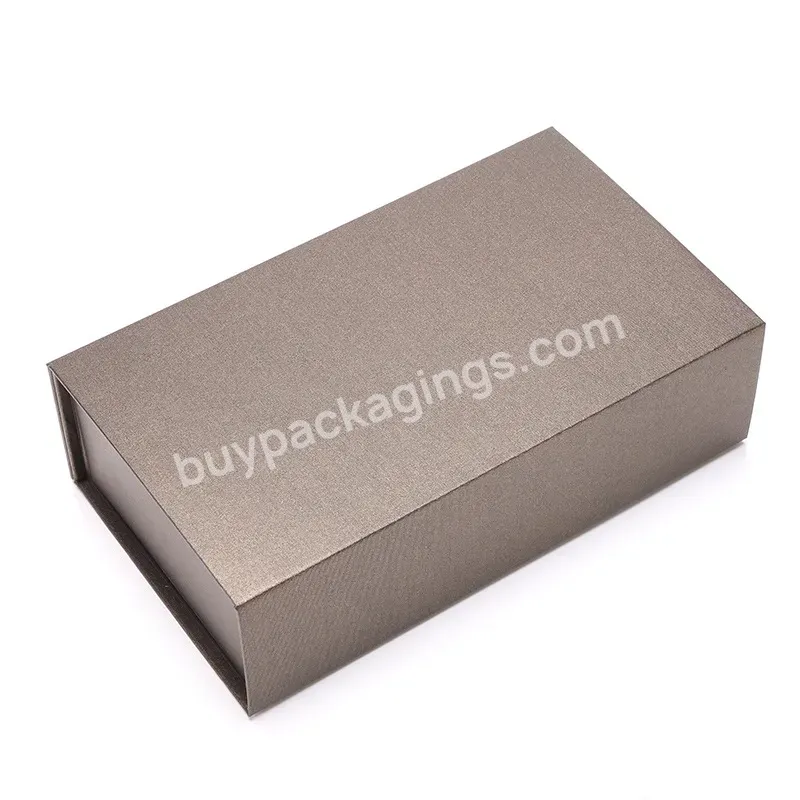 Eco-friendly Custom Luxury Cover Cardboard Rigid Paper T-shirt Gift Packaging Magnetic Closure Flip Foldable Gift Box