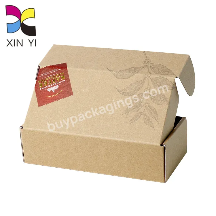 Eco Friendly Custom Paper Box Packaging Brown Shipping Boxes Kraft Shoe Box