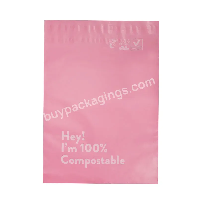 Eco-friendly Custom Plastic Mailing Bags Recycled Printed Poly Mailer Apparel Shipping Courier Bag For Clothing