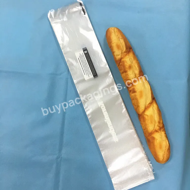 Eco-friendly Custom Printed Opp Cpp Plastic Micro-perforated Toast Bread Bakery Packaging Bag