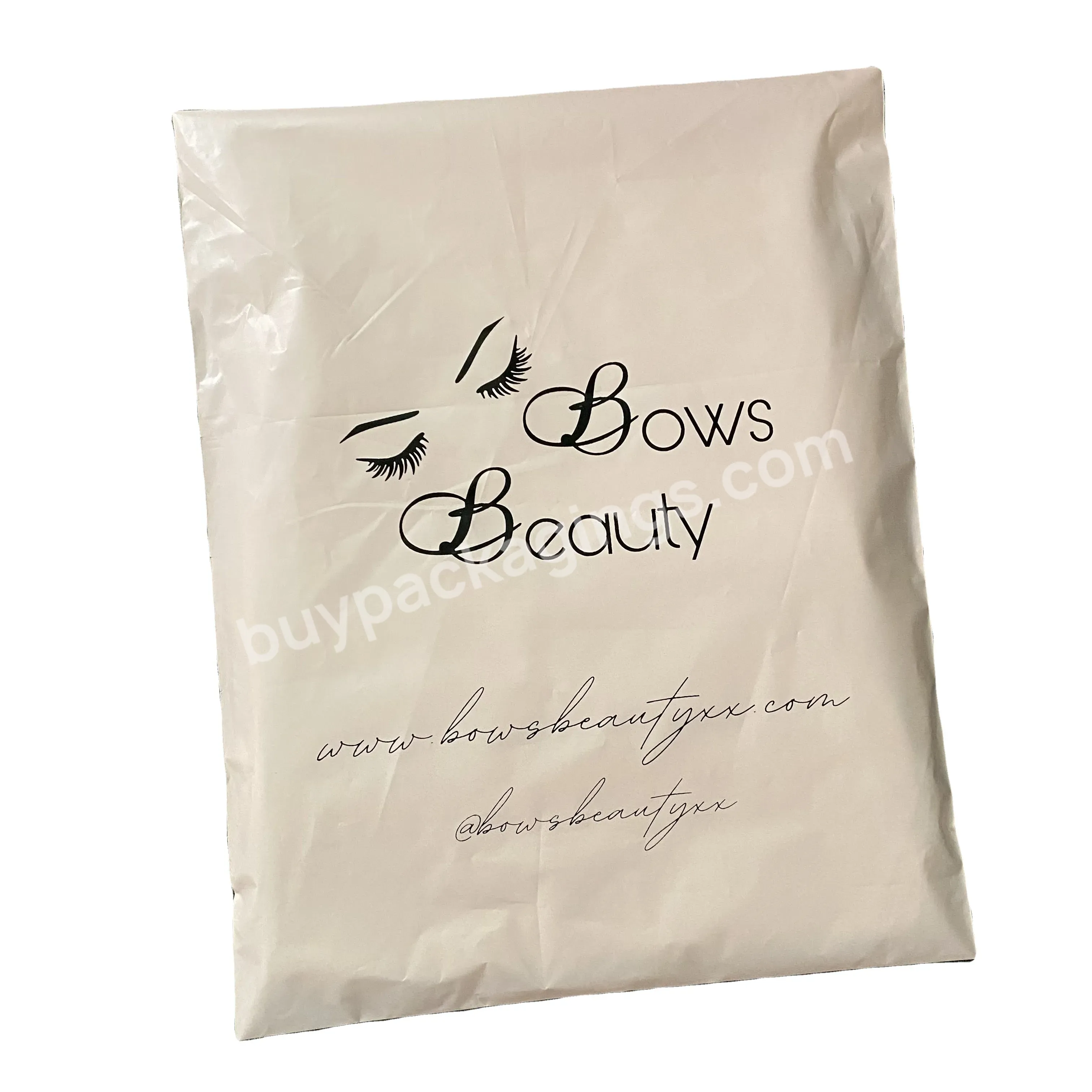 Eco Friendly Custom Printed Pink Poly Courier Mailing Packaging Biodegradable Plastic Postage Bags