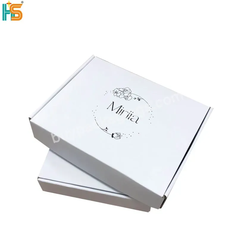 Eco Friendly Custom Printing Logo Mailer Corrugated Box Products Cosmetic Lipstick Packaging White Paper Postage Shipping Boxes