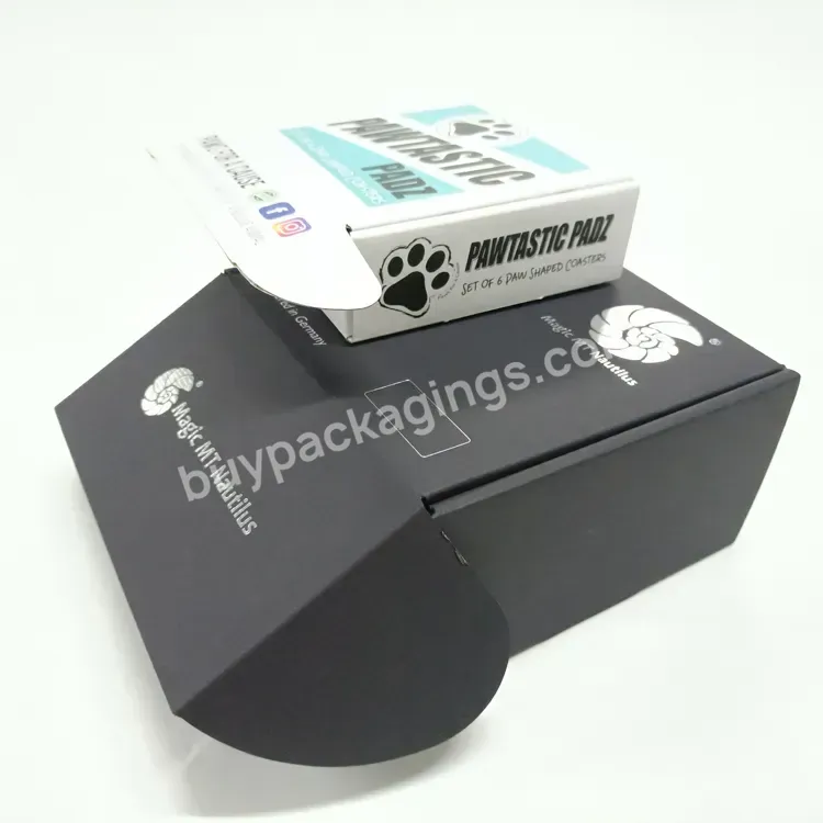 Eco-friendly Custom Printing Shoes Gift Cosmetic Packaging Kraft Corrugated Mailer Box