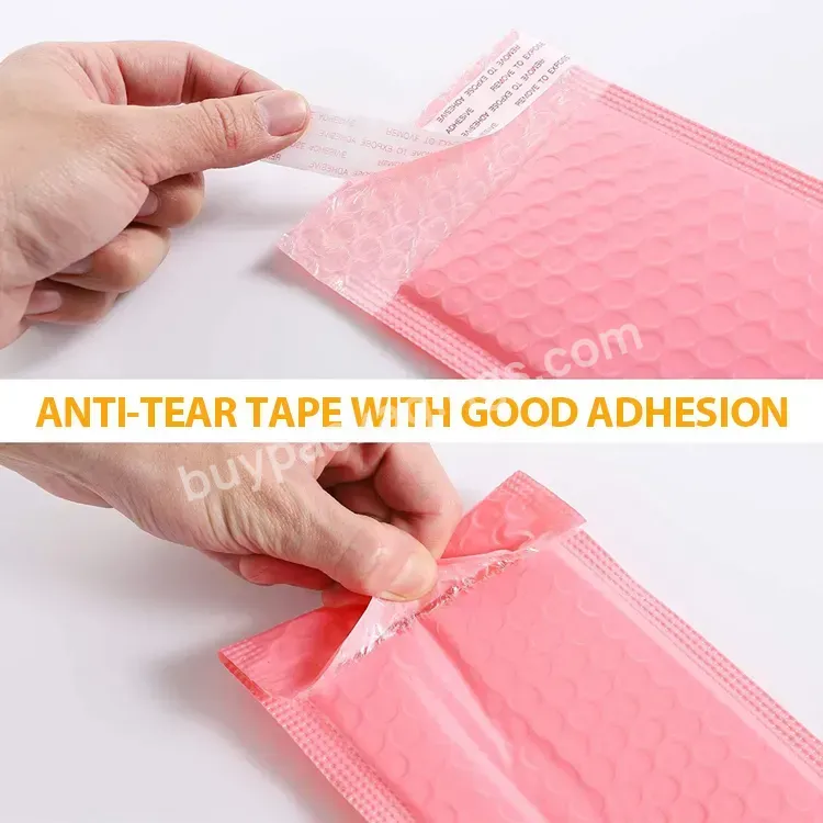 Eco-friendly Customize Mailer Strong Adhesive Air Bags Packing Mailing Tear Proof Bubble Padded Envelopes