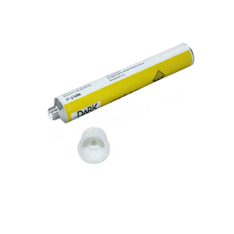 Eco-friendly Dia16 Dia19 Dia25 Pharmaceutical Tube Small Volume Aluminum Soft Tube With Extend Nozzle