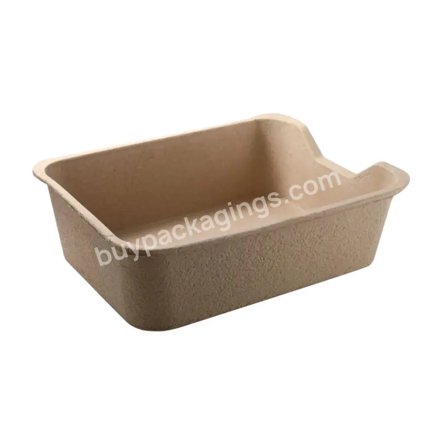 Eco-friendly Disposable Sifting Paper Fiber Pulp Cat Litter Cardboard Tray Box With Cat Litter - Buy Eco-friendly Paper Disposable Cat Litter Box,Disposable Cat Litter Tray With Cat Litter,Cardboard Paper Fiber Disposable Cat Litter Box.