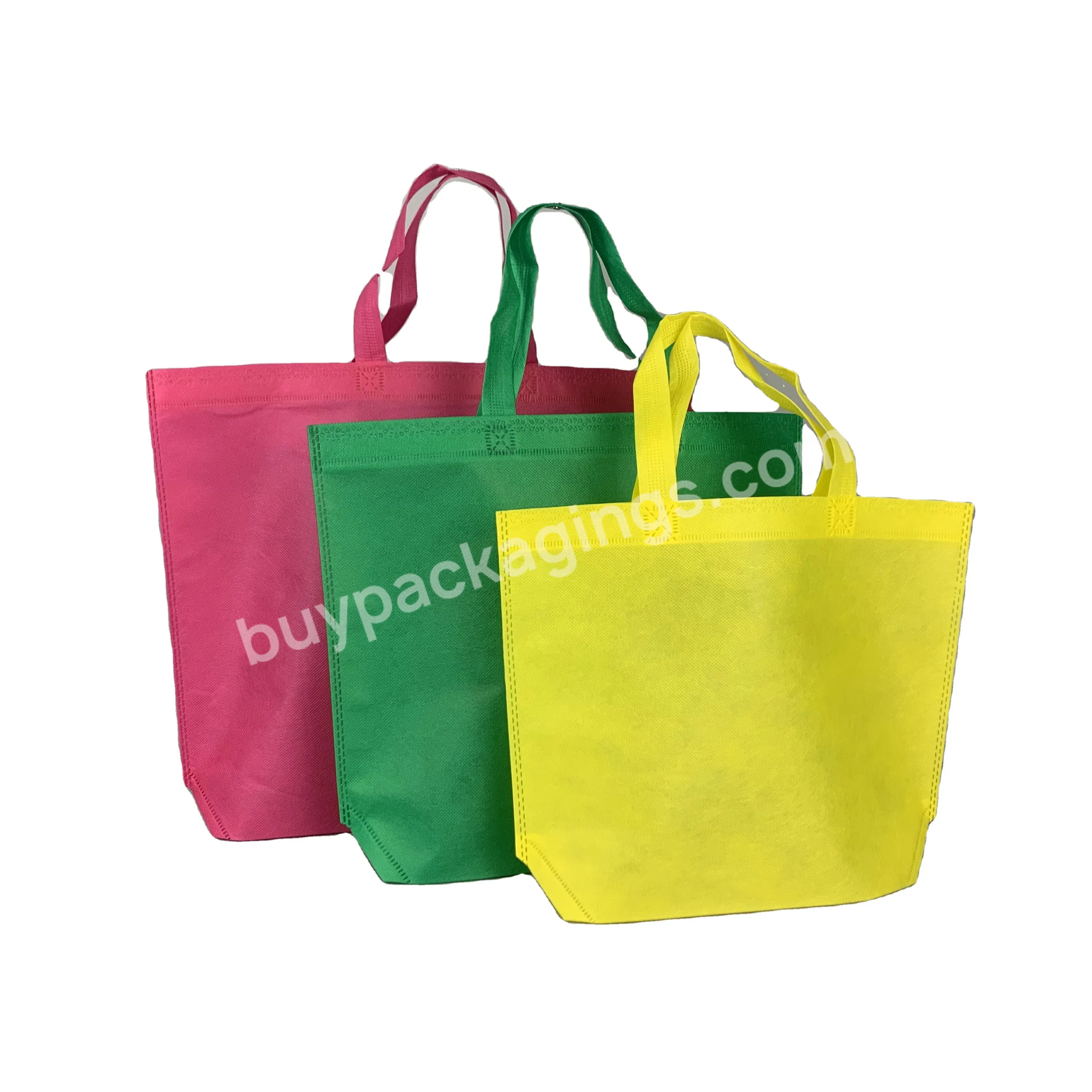 Eco-friendly Durable Folding Cheaper Portable Shoes And Clothes Shopping Non-woven Bags With Customized Printing