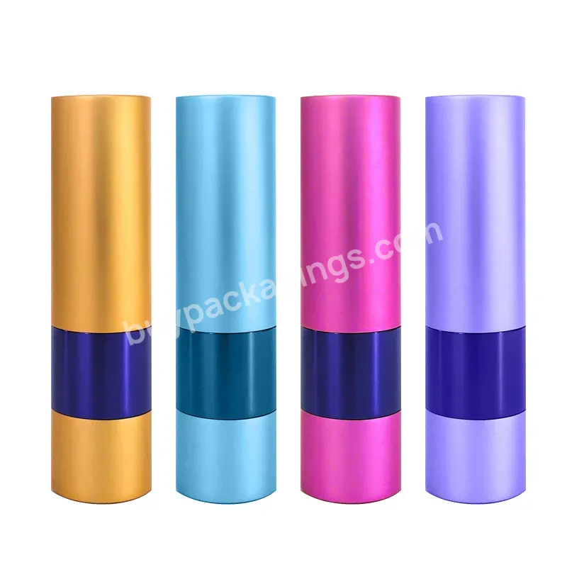 Eco Friendly Empty Custom Aluminum Lipstick Container Lipstick Tubes Lip Balm Container - Buy Free Samples Luxury Lipstick Container Private Label Empty Cosmetic Lipstick Tubes D9mm Aluminum Mini Lip Balm Tubes,Makeup Beauty 3.5g-4g Cosmetic Package