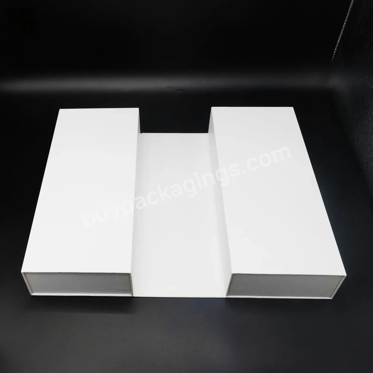 Eco Friendly Gift Box Packaging Custom Logo Open Door Foldable Storage Box With Magnetic Closure