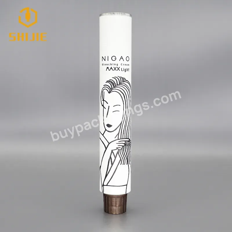 Eco Friendly Hair Dye Aluminium Tube Metal Paste Tube 100ml 30ml 50ml 80ml120ml Lotion Aluminium Skincare Tube Packaging