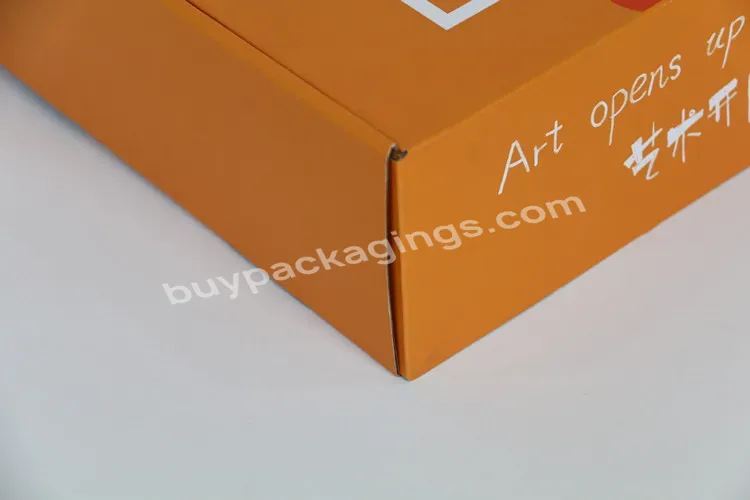 Eco-friendly High Quality Custom Printed Corrugated Cardboard Packaging Mailer Box With Clothe