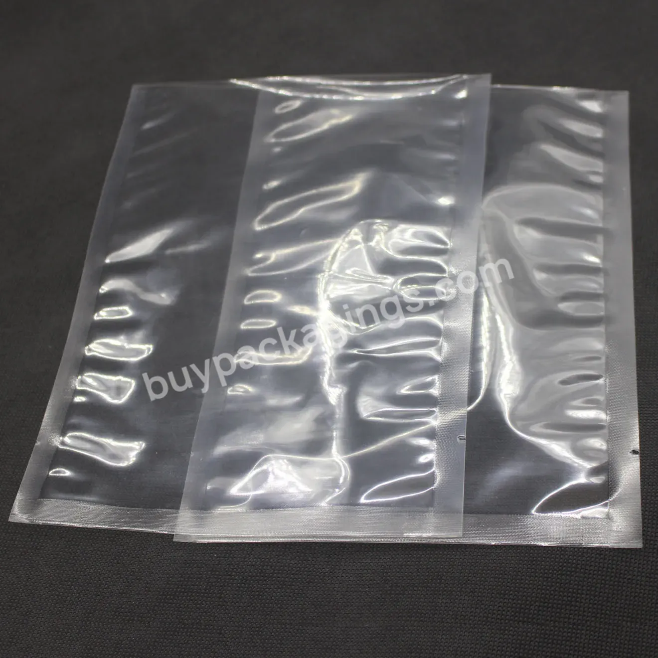 Eco Friendly High Temperature 121 Degrees Sterilization Nylon Pa/pe 80 Micron Transparent Vacuum Food Seal Packaging Bag