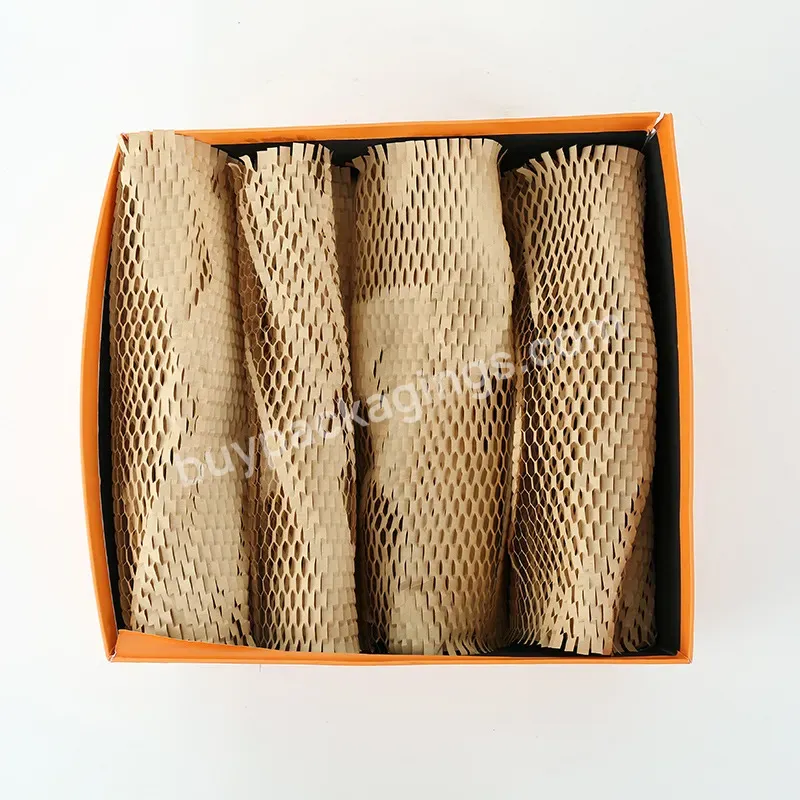 Eco Friendly Honeycomb Kraft Paper Roll | Honeycomb Cushion Paper Wrap