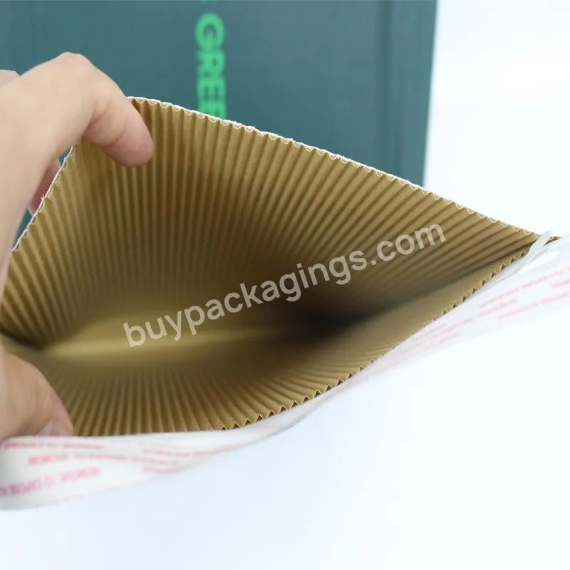 Eco friendly Honeycomb Padded Kraft Paper Envelopes Bubble Bag  100% Biodegradable Shockproof Shipping Mailing Bags