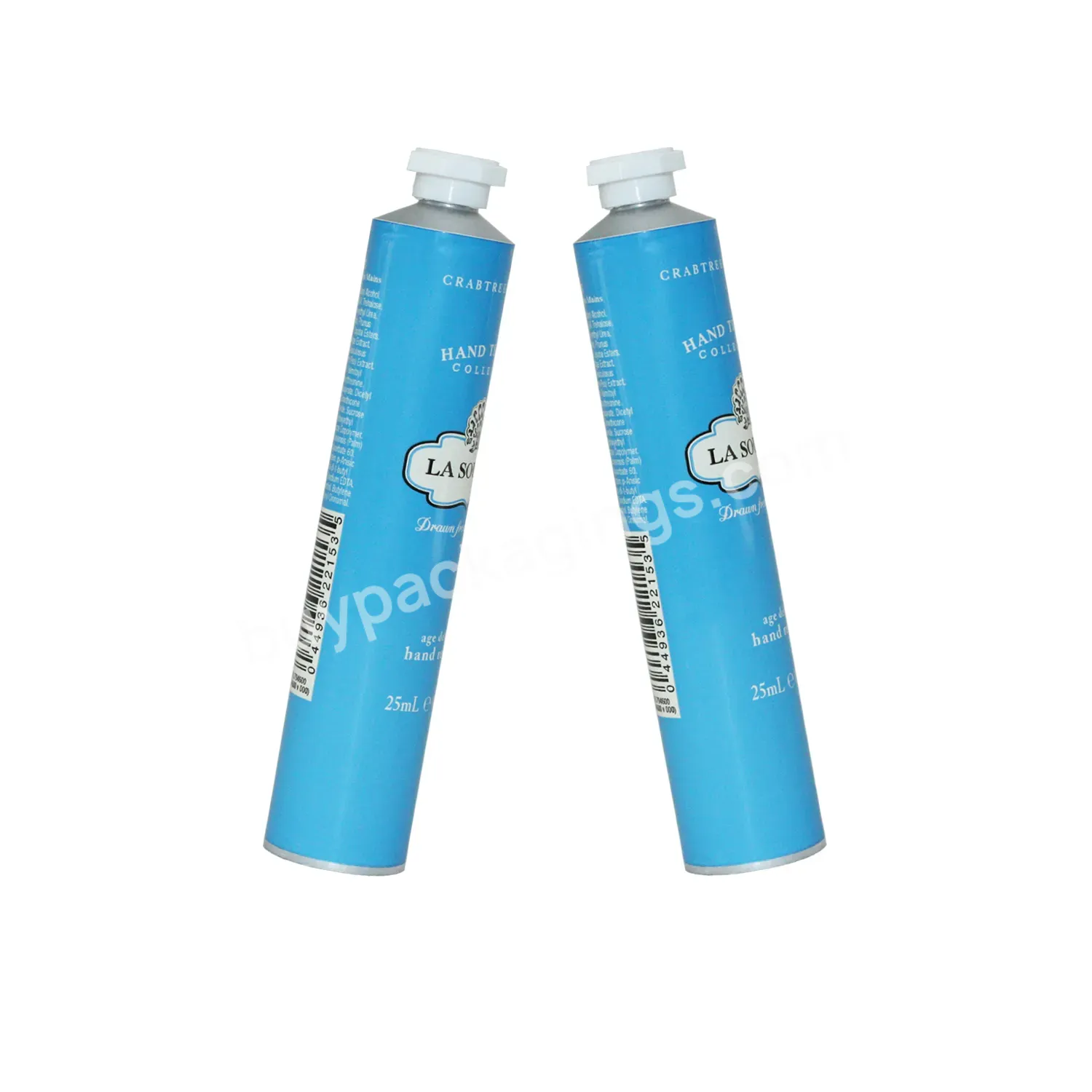 Eco-friendly Hot Sale Custom Logo Cosmetic Tubes Cylinder Collapsible Tubes For Hand Cream/hair Dye