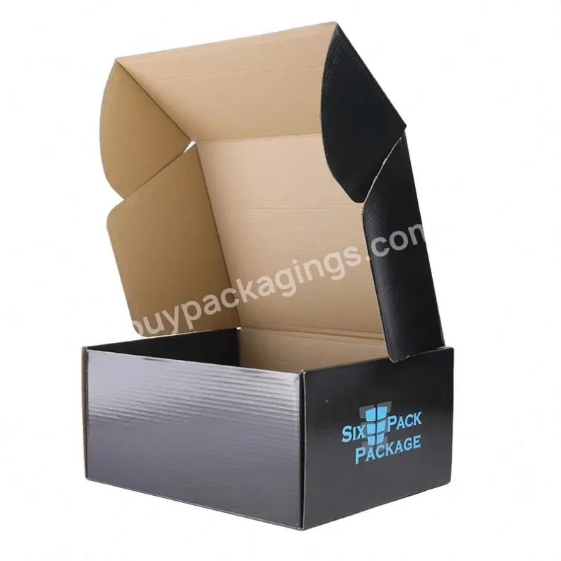 Eco Friendly Luxury Black Color Small Packaging Folding Box Custom Logo Carton Printed Recyclable Gift Paper Boxes Packaging