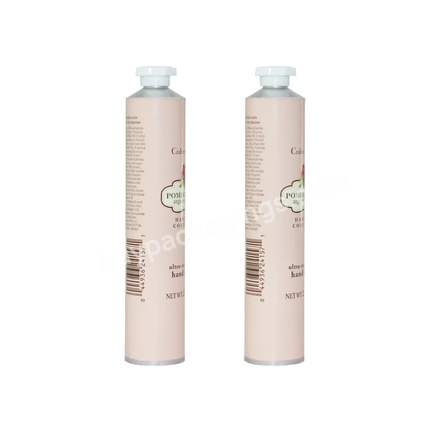 Eco-friendly Metal Soft Tubes 25g 30g Hand Lotion Tubes Plastic Free Hair Color Cream Tubes