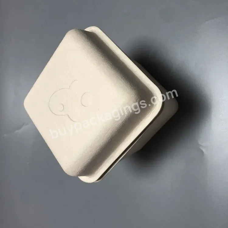 Eco-friendly Molded Paper Pulp Insert Packaging Recycled Dry Pressed Custom Molded Pulp Box
