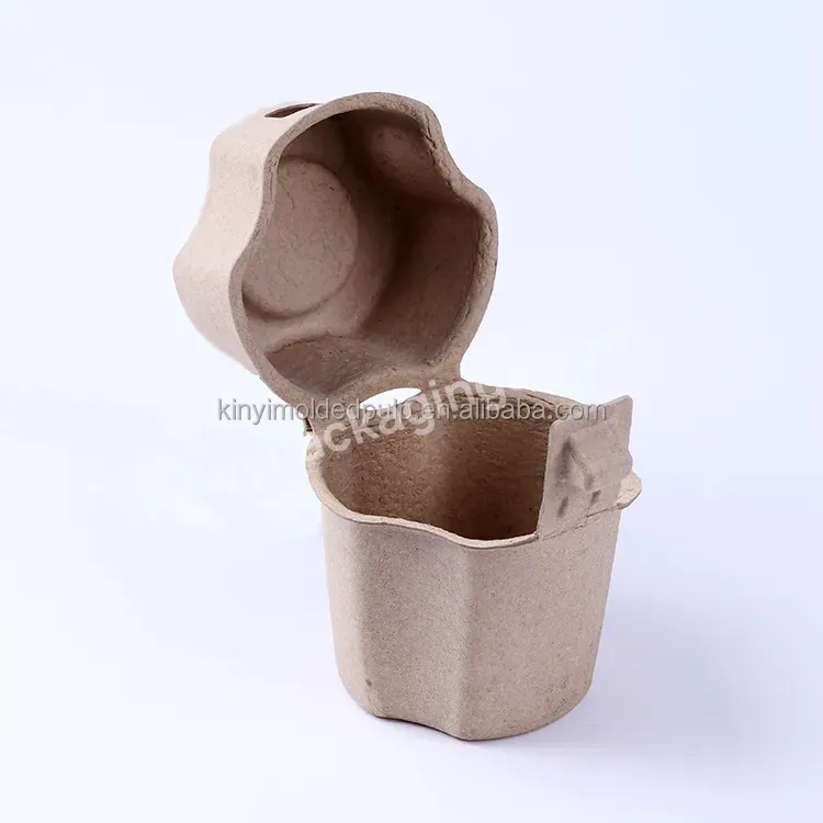 Eco-friendly Molded Paper Pulp Insert Packaging Recycled Pressed Pulp Packaging Pulp Molded Packaging Box