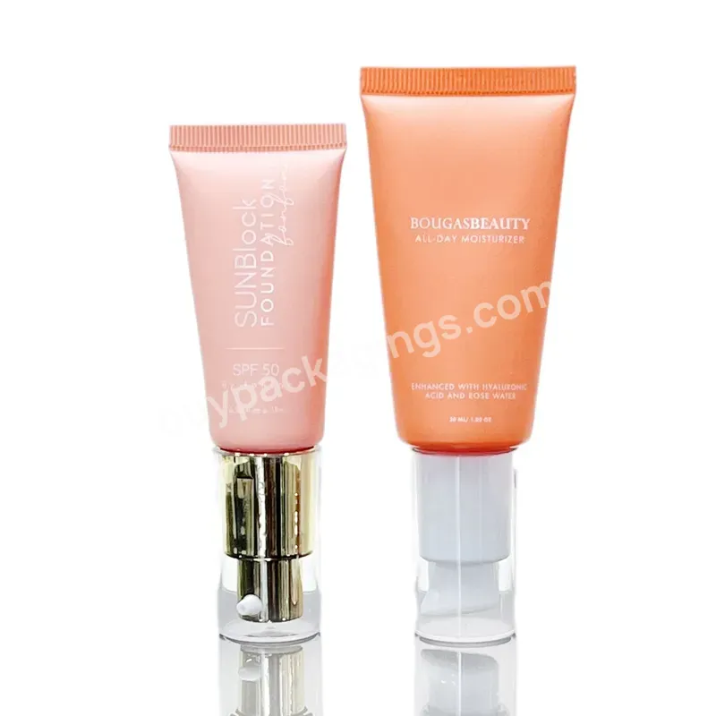 Eco-friendly Multi-function Makeup Sunblock Aluminum Pe Soft Bb Cosmetic Plastic Laminated Tube Packaging For Hand Cream