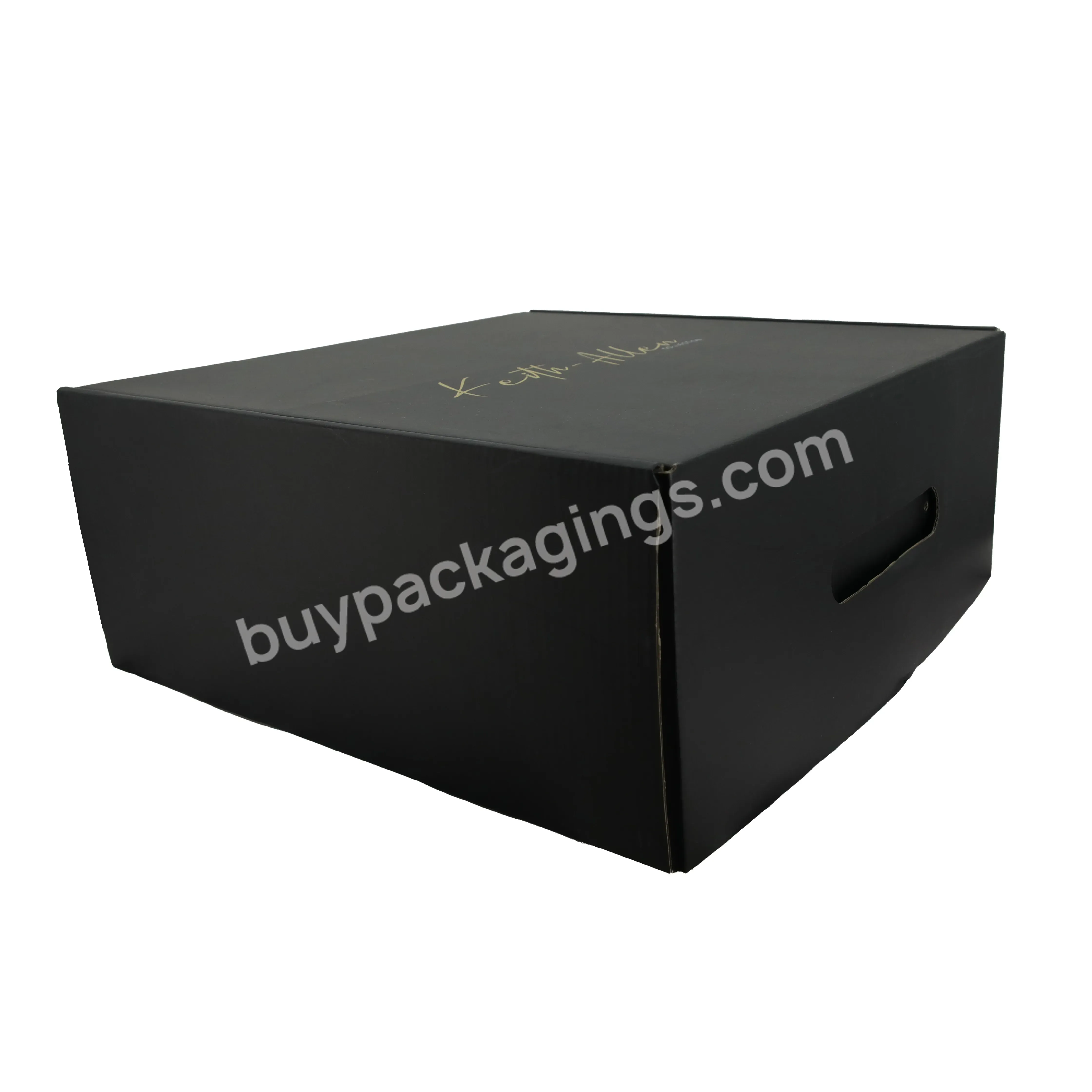 Eco Friendly Natural Custom Logo Pack Folding Shipping Mailing Kraft Paper Carton Box For Clothes