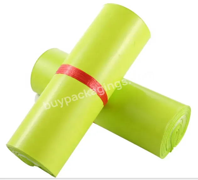 Eco Friendly New Material Strong Self Adhesive Green Color Poly Mailer Waterproof Polymailer