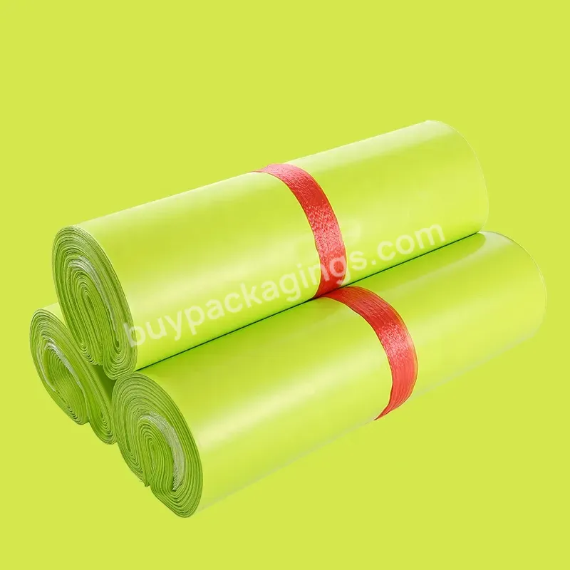 Eco Friendly New Material Strong Self Adhesive Green Color Poly Mailer Waterproof Polymailer