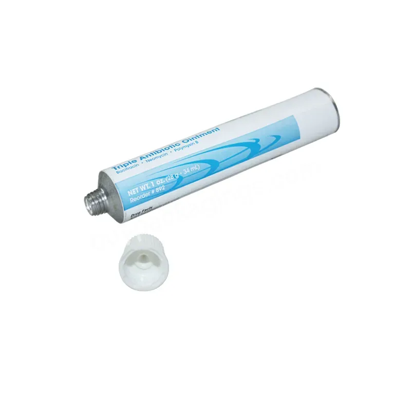 Eco-friendly Oem Odm Cheap Price Cylinder Ointment Tubes 5g 8g Aluminum Medicine Tubes