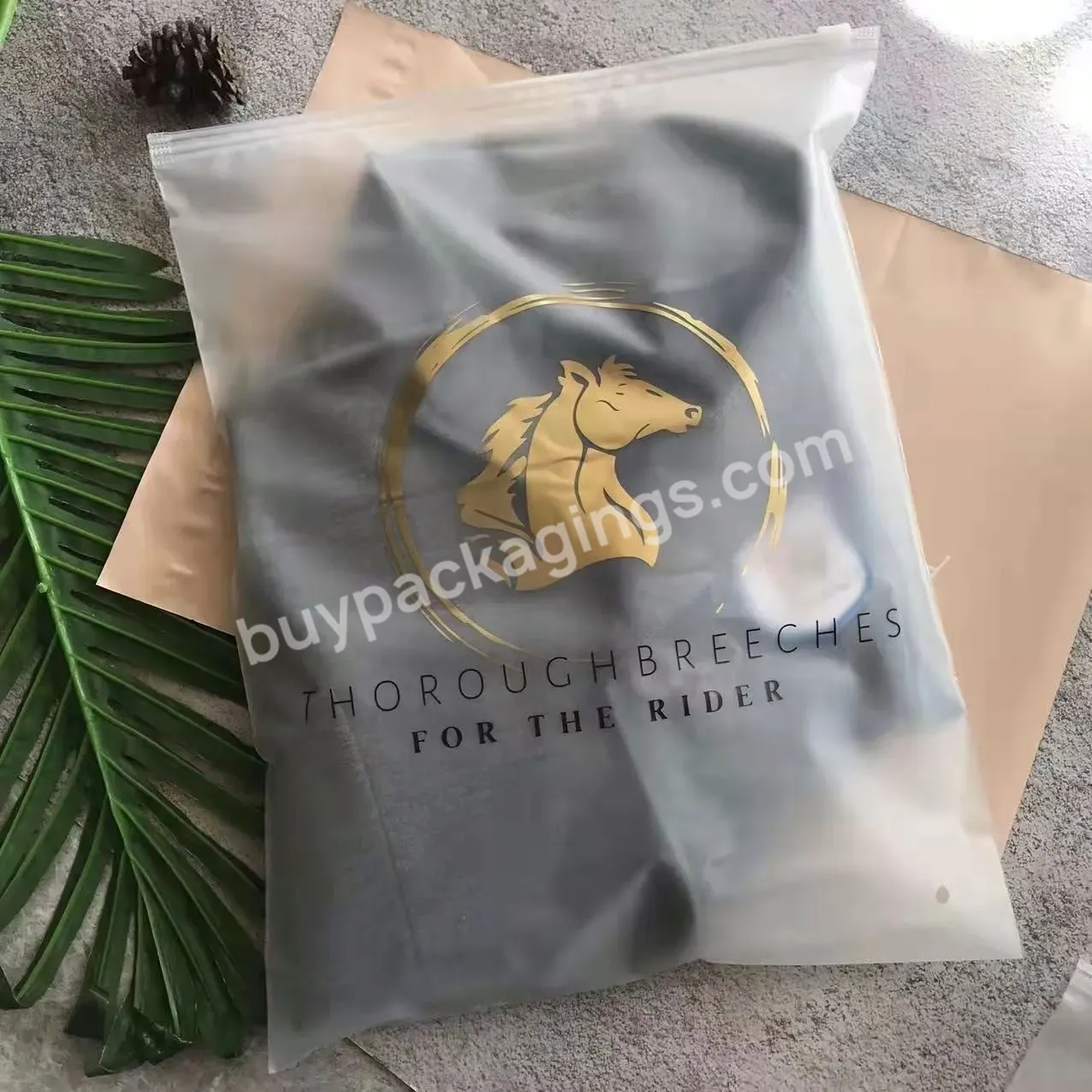 Eco Friendly Packaging Pvc Eva Zipper Custom Plastic Bag