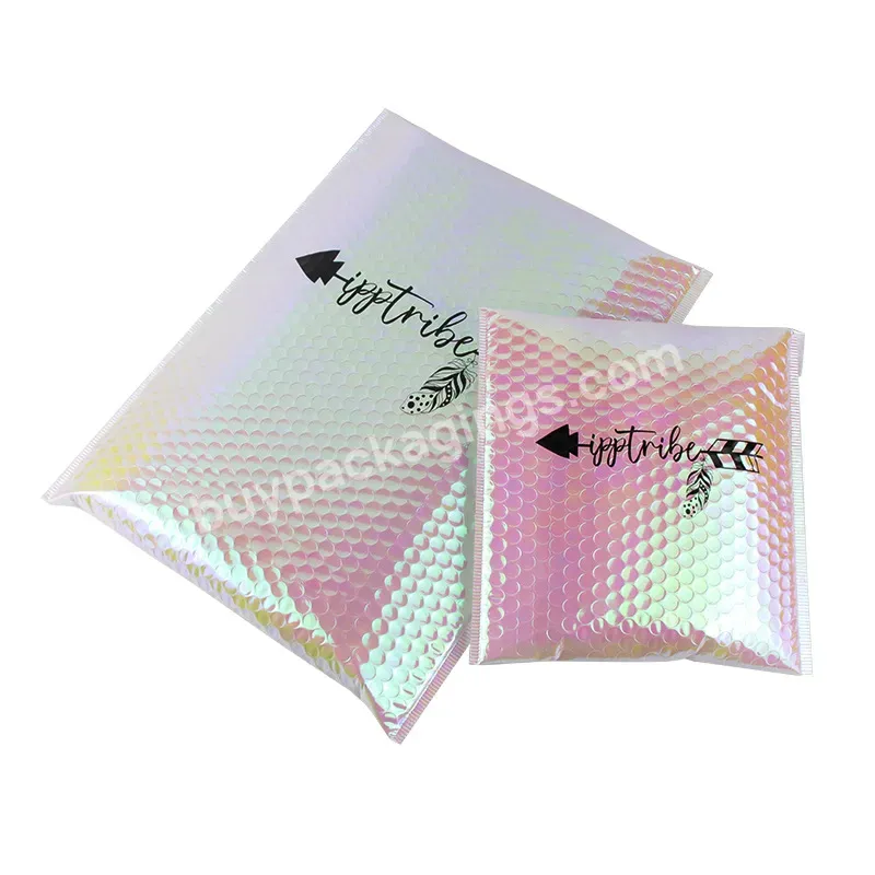 Eco-friendly Padded Envelopes Metallic Polymailer Shipping Packaging Mailer Bubble Jewelry Packaging Padded Envelope Bag Padded