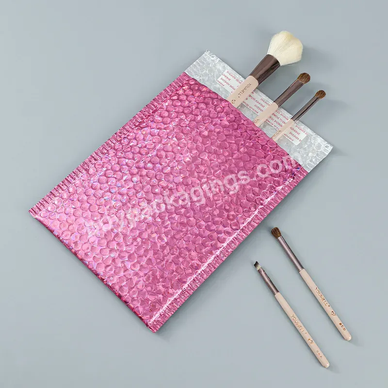 Eco-friendly Padded Envelopes Metallic Polymailer Shipping Packaging Mailer Bubble Jewelry Packaging Padded Envelope Bag Padded