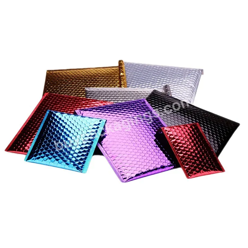 Eco-friendly Padded Envelopes Metallic Polymailer Shipping Packaging Mailer Bubble Jewelry Packaging Padded Envelope Bag Padded