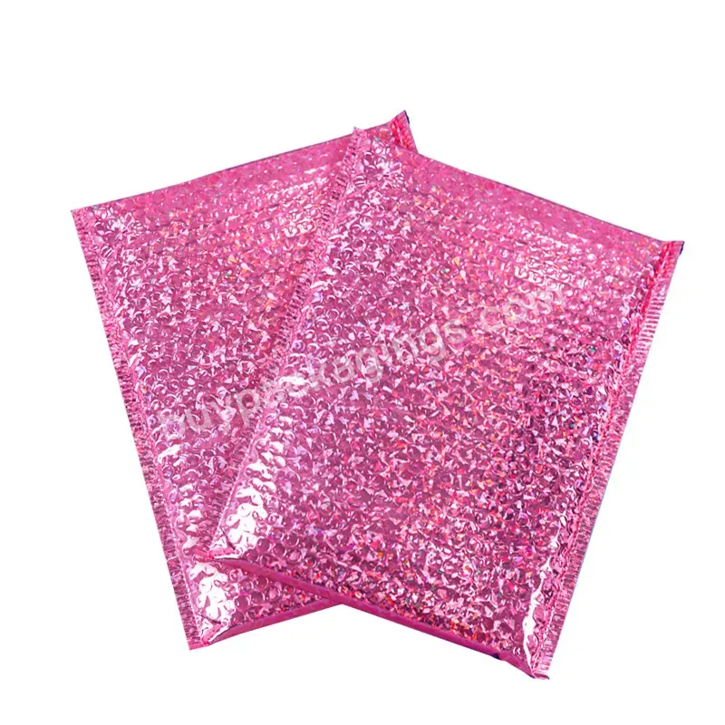 Eco-friendly Padded Envelopes Metallic Polymailer Shipping Packaging Mailer Bubble Jewelry Packaging Padded Envelope Bag Padded