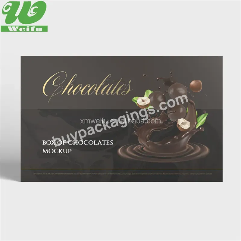 Eco Friendly Paper Box Packaging Tin Chocolate Box Chocolate Bar Packaging Boxes