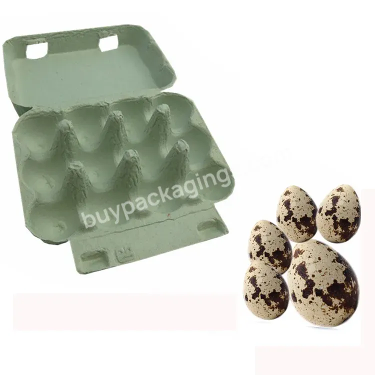 Eco-friendly Pigeon Quail Egg Cartons 30 Cell Recyclable Paper Eggs Box Biodegradable Paper 30 Hole Pulp Egg Carton