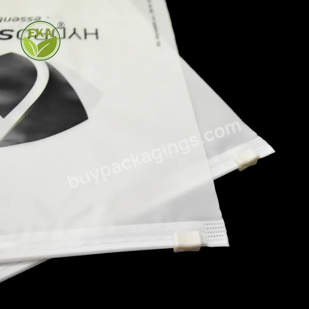 Eco Friendly Pla 100% Biodegradable And Compostable Plastic Food Packaging Bag With Zipper