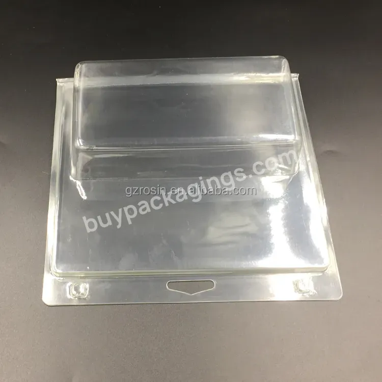 Eco-friendly Plastic Cardboard Empty Blister Packing Plastic Packaging For Electronics