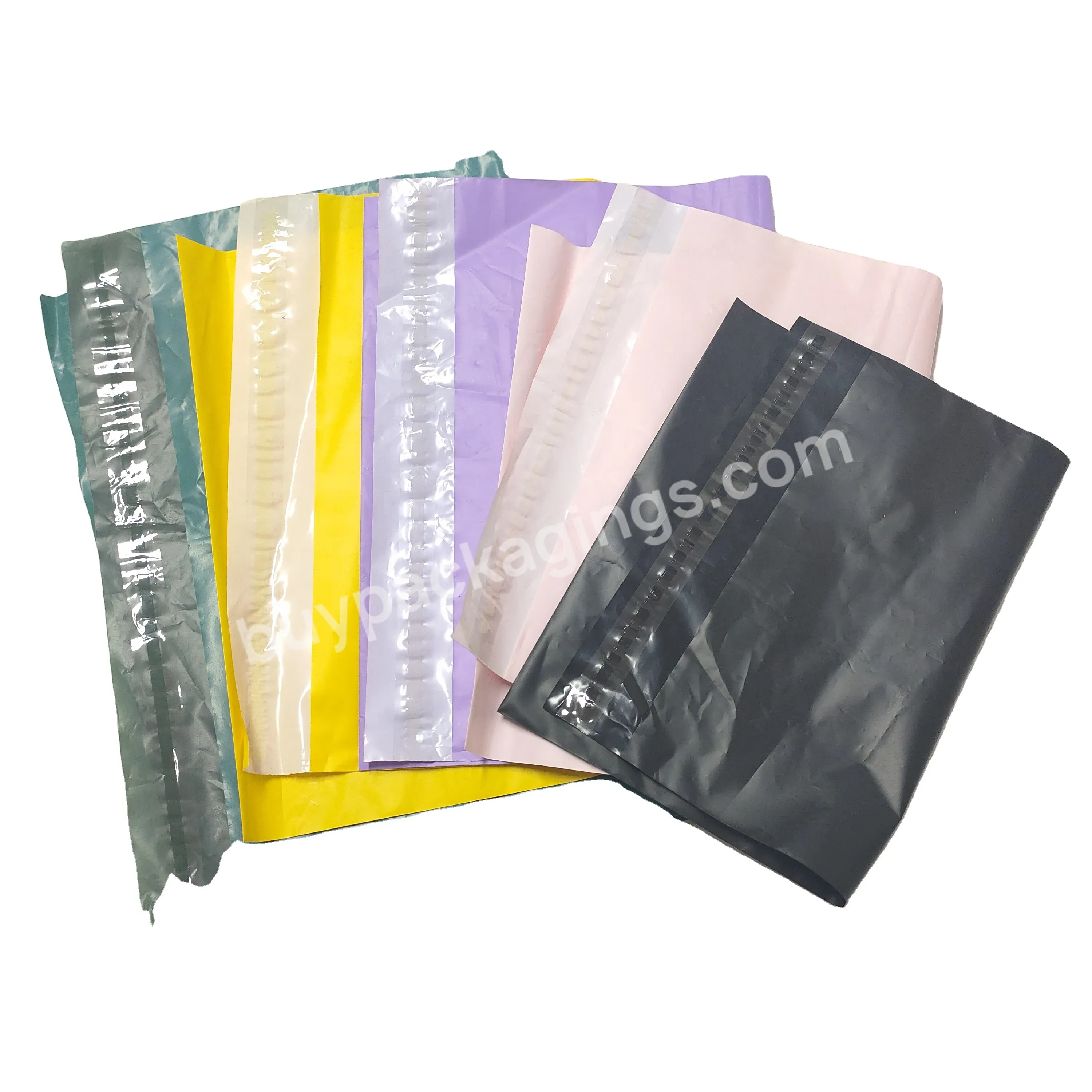 Eco Friendly Poly Mailer Bags Custom Size Printed Monocolour Biodegradable Packaging Bags